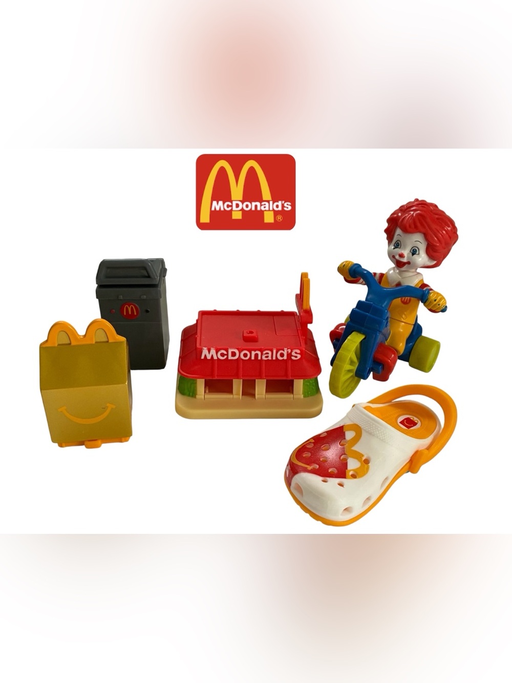 MCDONALD’S HAPPY MEAL TOYS BUNDLE L’IL MCDONALD’S MINIATURES CROC KEYCHAIN